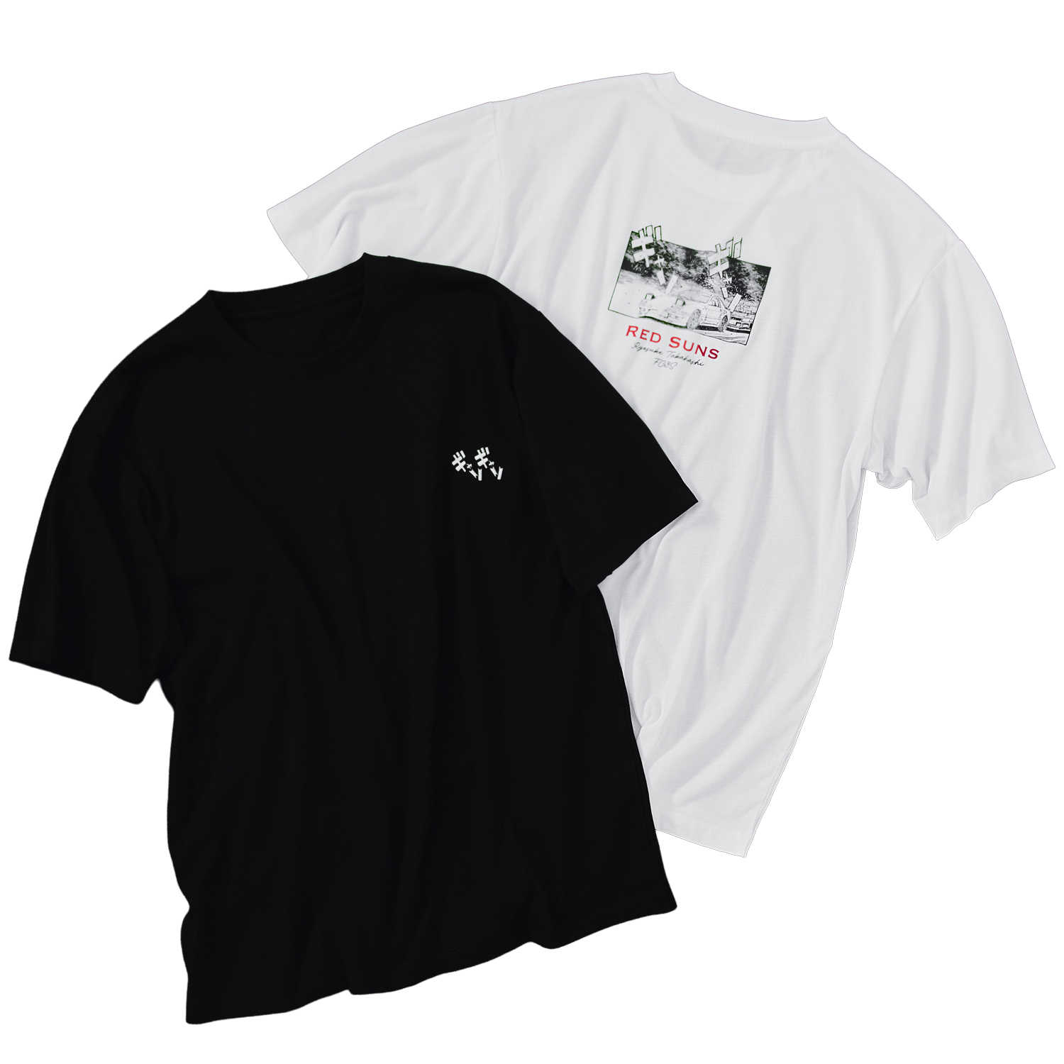 頭文字D 別注 タカハシ グラフィック半袖Tシャツ